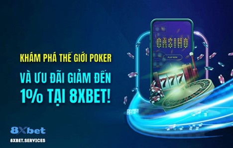 Khám phá những điều thú vị tại 8xbet Casino, nơi cung cấp trải nghiệm giải trí độc đáo và hấp dẫn.